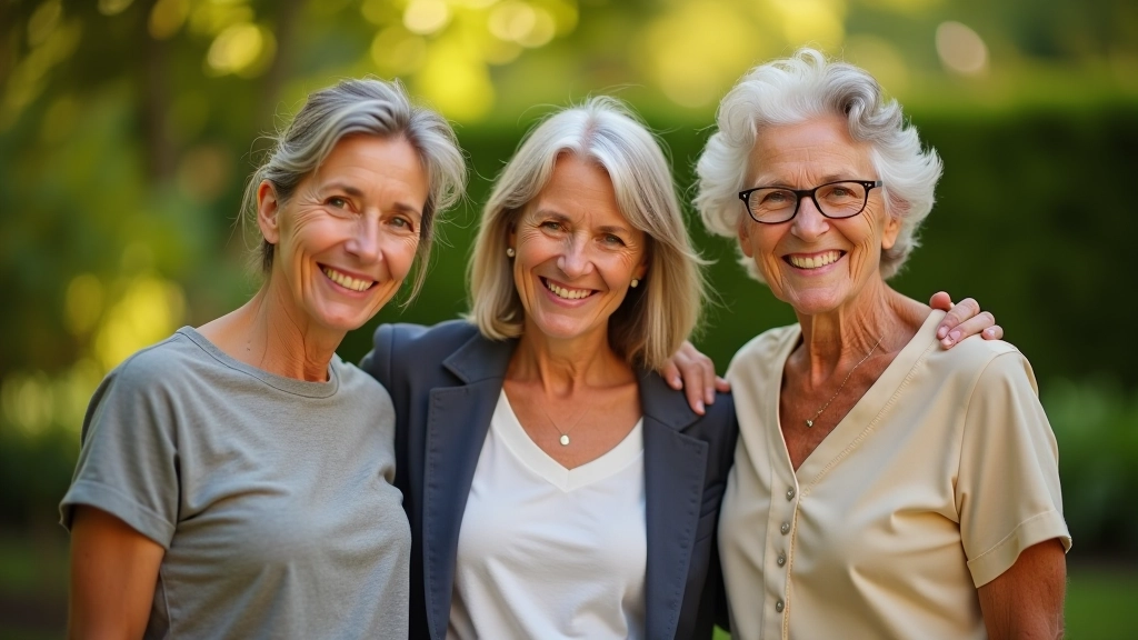 Grupo de voluntários de várias idades sorrindo juntos num espaço comunitário, abraçados em celebração de sucesso
